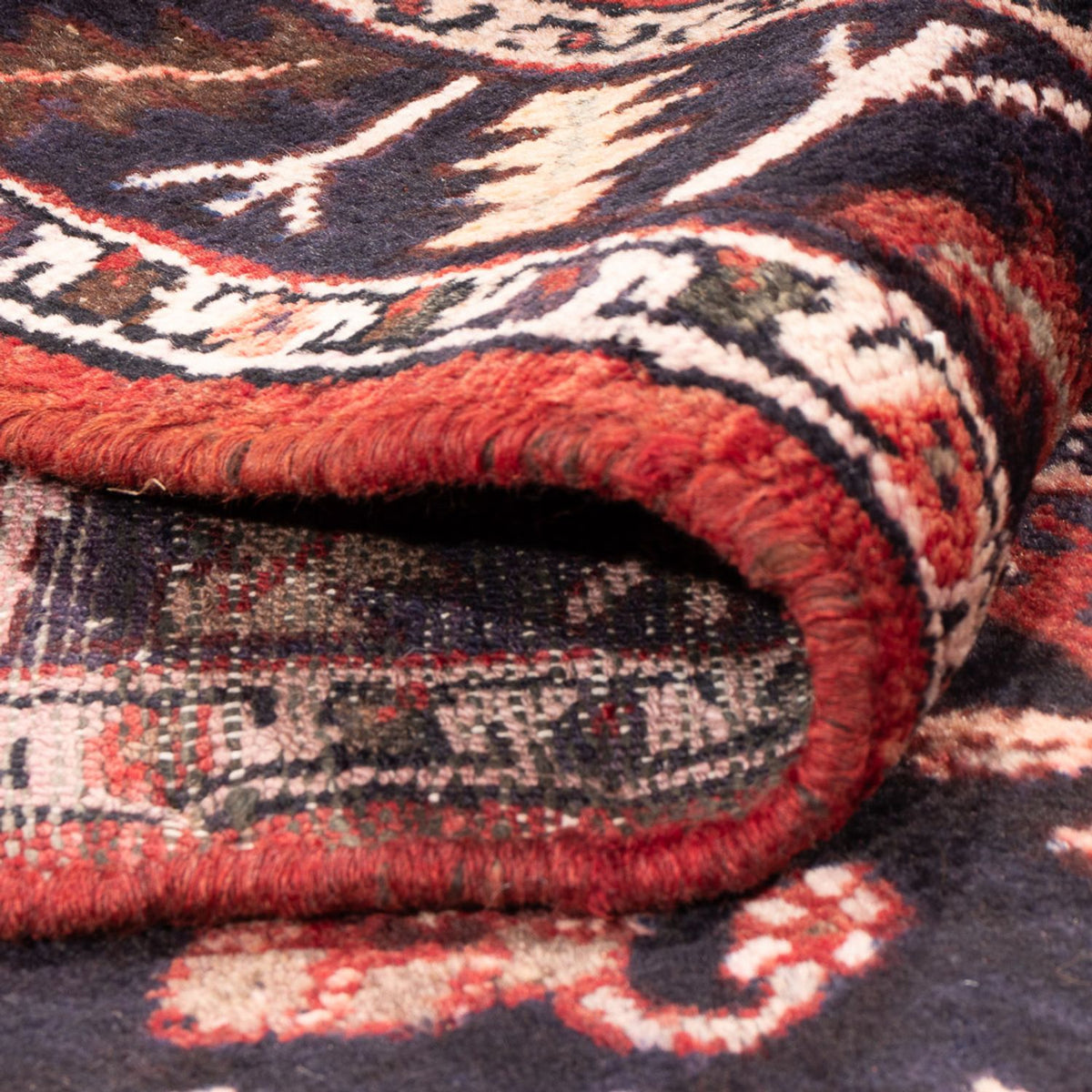 Tapis de couloir Tapis persan - Nomadic - 305 x 108 cm - rouge