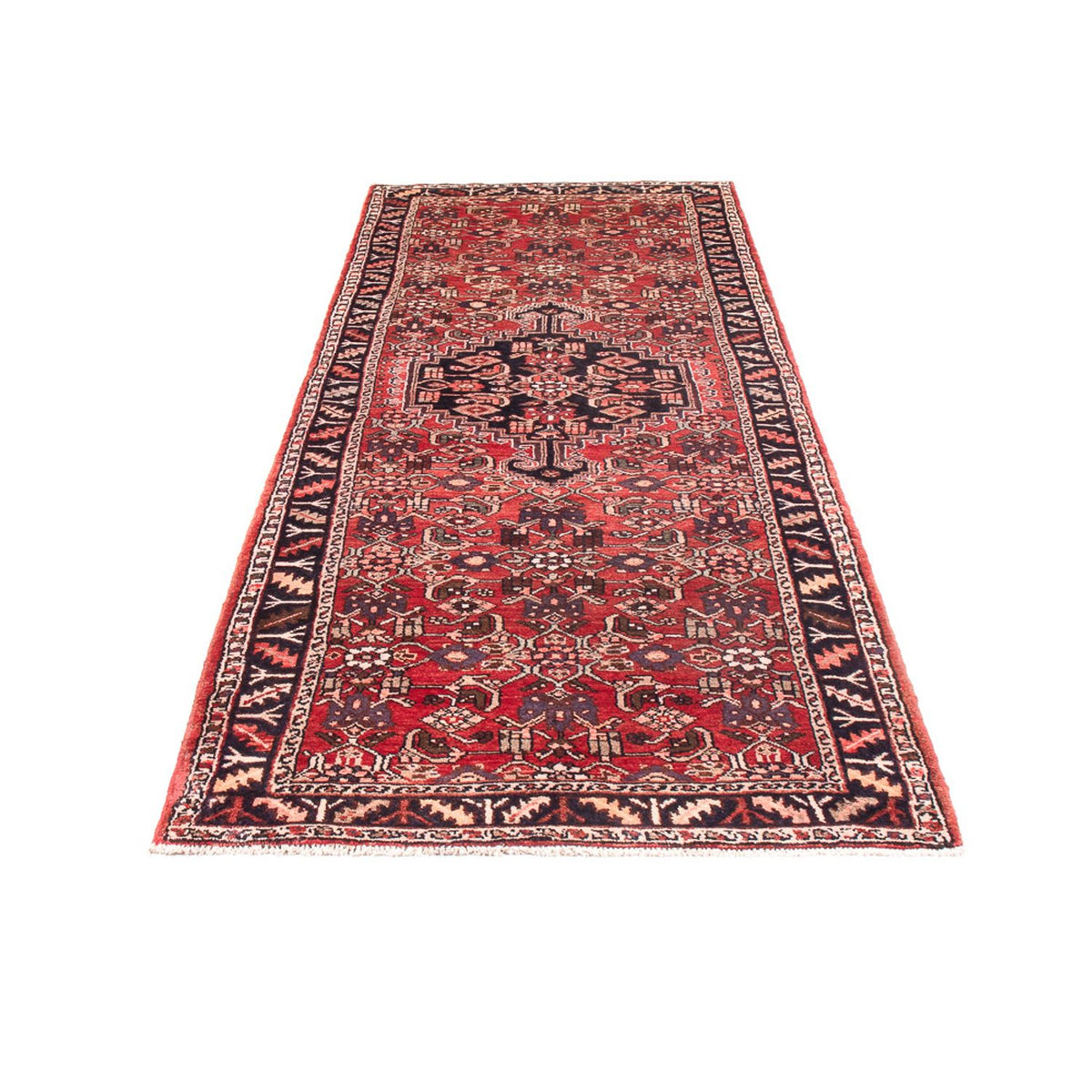 Tapis de couloir Tapis persan - Nomadic - 305 x 108 cm - rouge