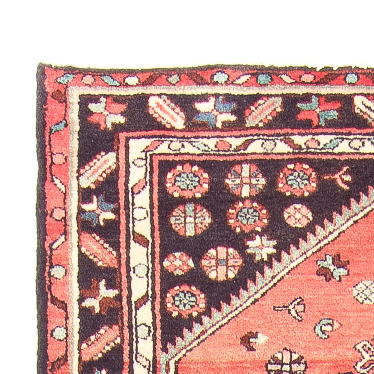 Tapis de couloir Tapis persan - Nomadic - 286 x 110 cm - rouge