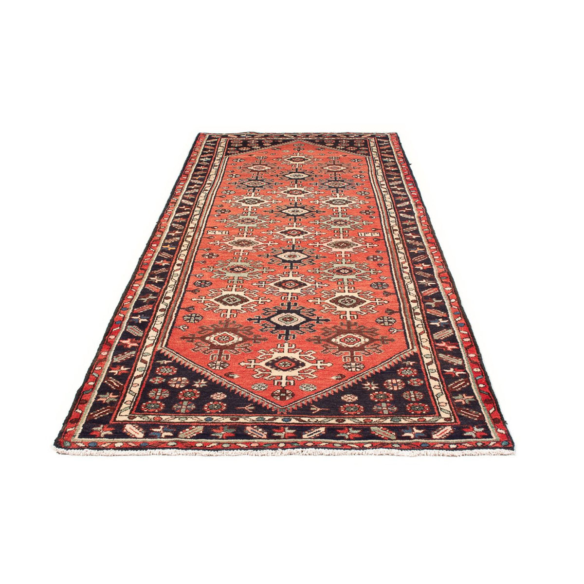 Tapis de couloir Tapis persan - Nomadic - 286 x 110 cm - rouge