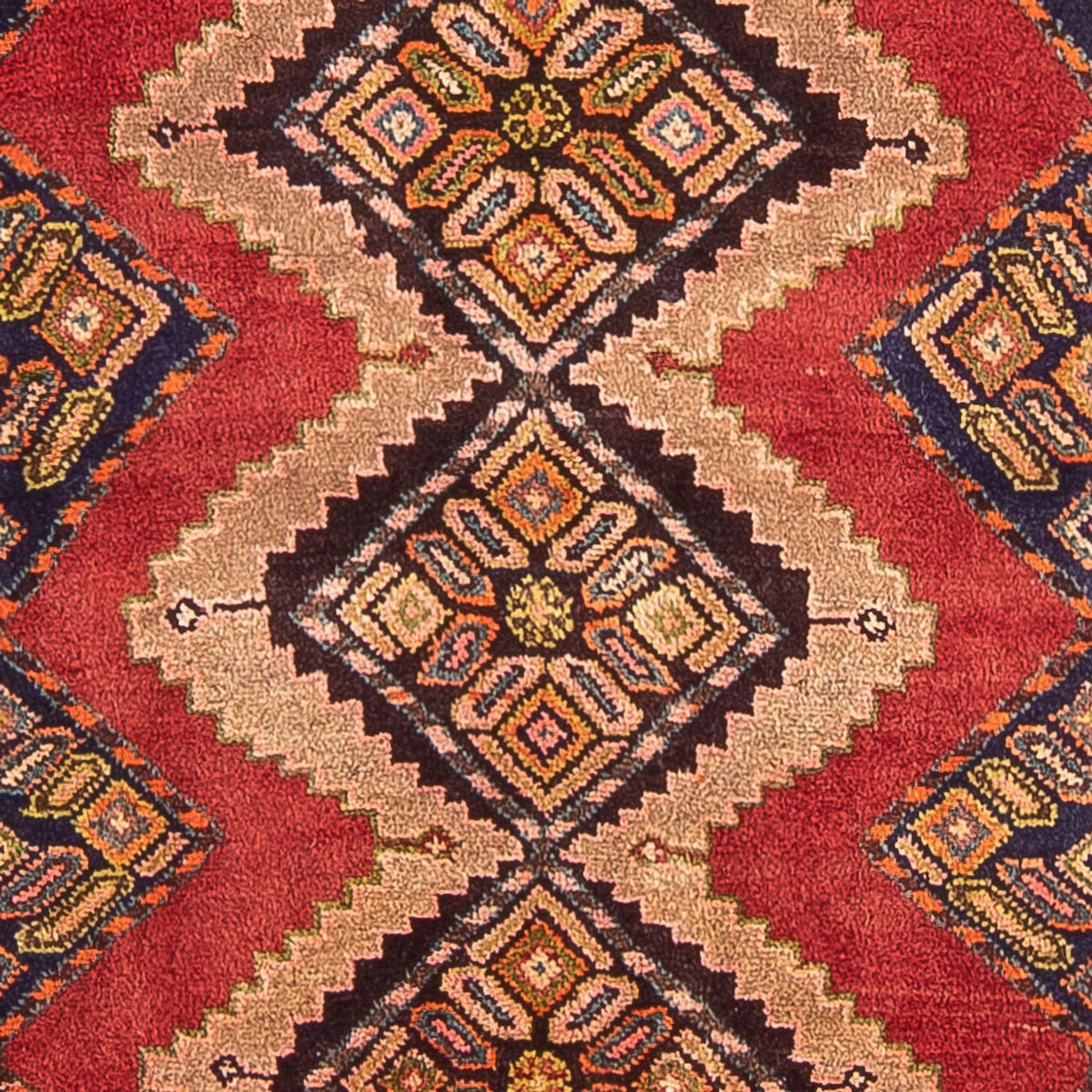 Tapis de couloir Tapis persan - Nomadic - 294 x 92 cm - rouge