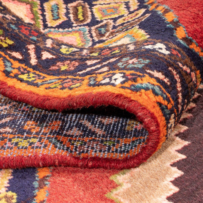 Tapis de couloir Tapis persan - Nomadic - 294 x 92 cm - rouge