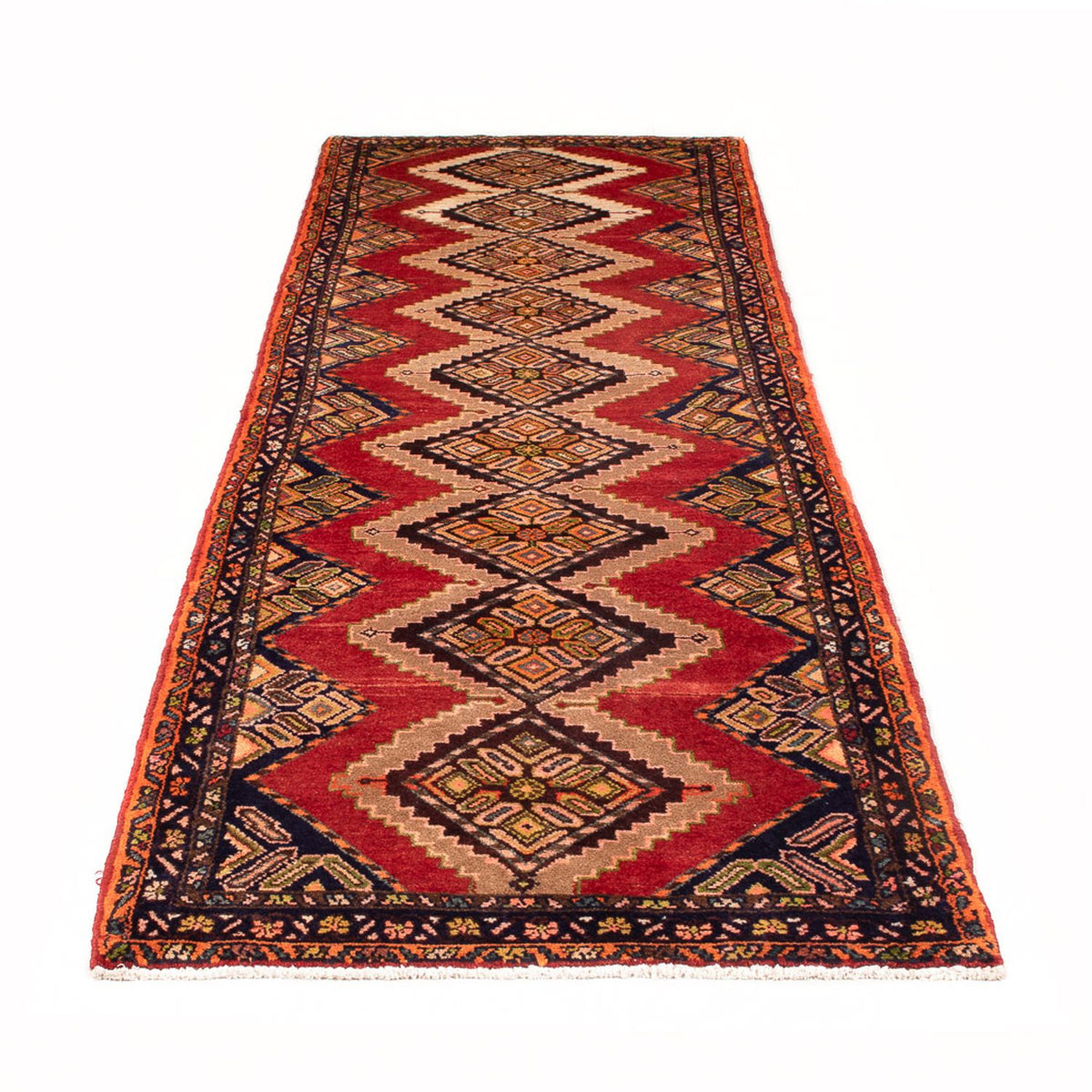 Tapis de couloir Tapis persan - Nomadic - 294 x 92 cm - rouge