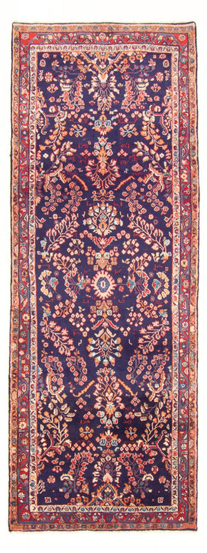Tapis de couloir Tapis persan - Classique - 298 x 110 cm - bleu foncé