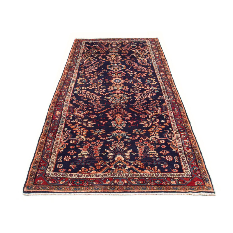 Tapis de couloir Tapis persan - Classique - 298 x 110 cm - bleu foncé