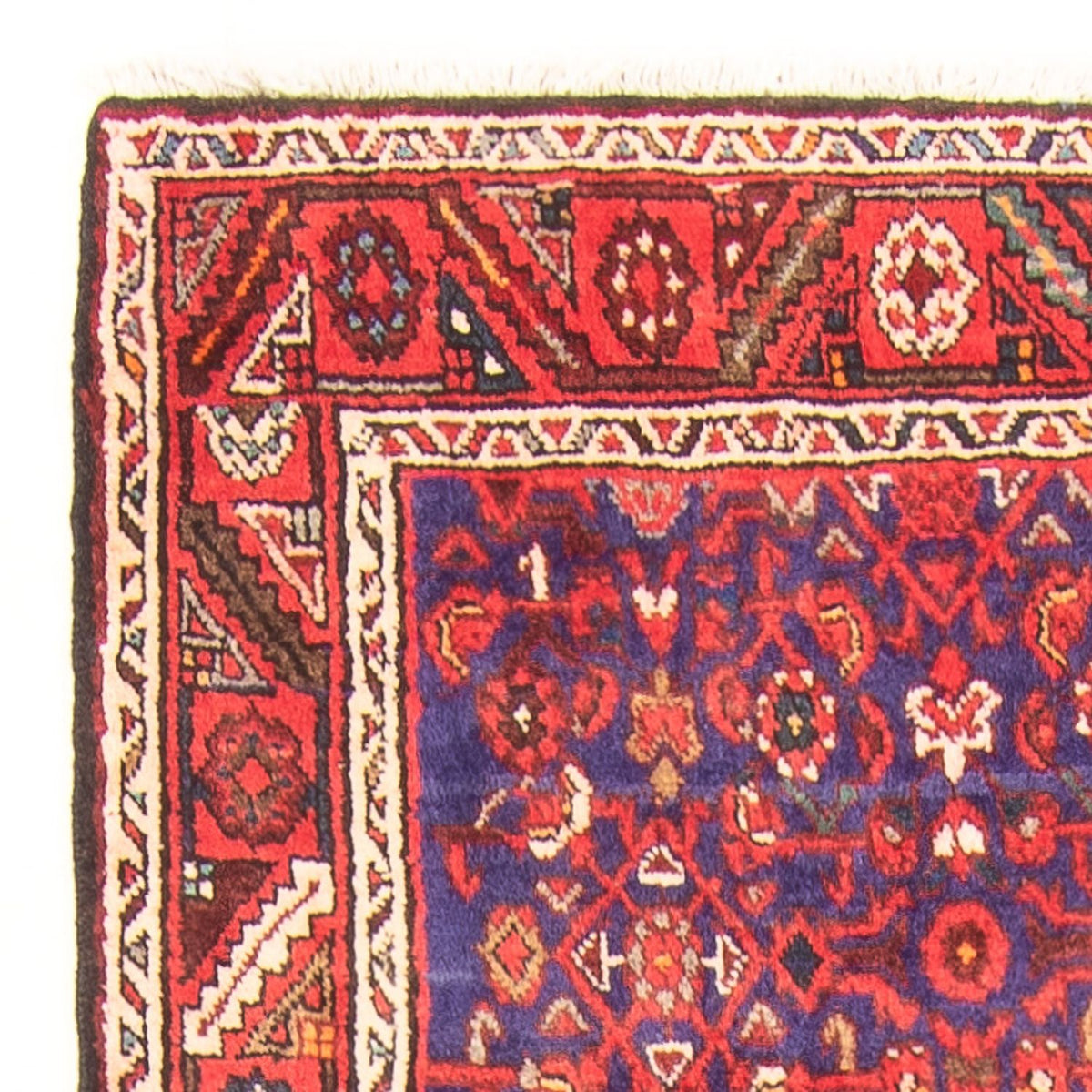 Tapis de couloir Tapis persan - Nomadic - 316 x 117 cm - bleu foncé