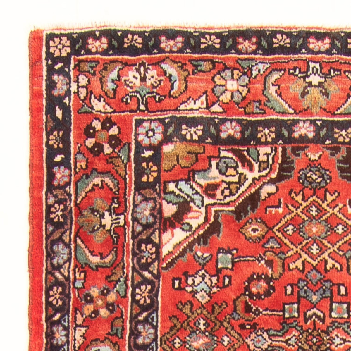 Tapis de couloir Tapis persan - Nomadic - 325 x 114 cm - rouge