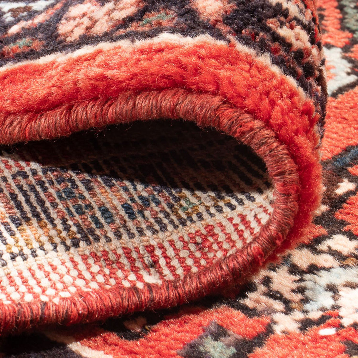 Tapis de couloir Tapis persan - Nomadic - 325 x 114 cm - rouge