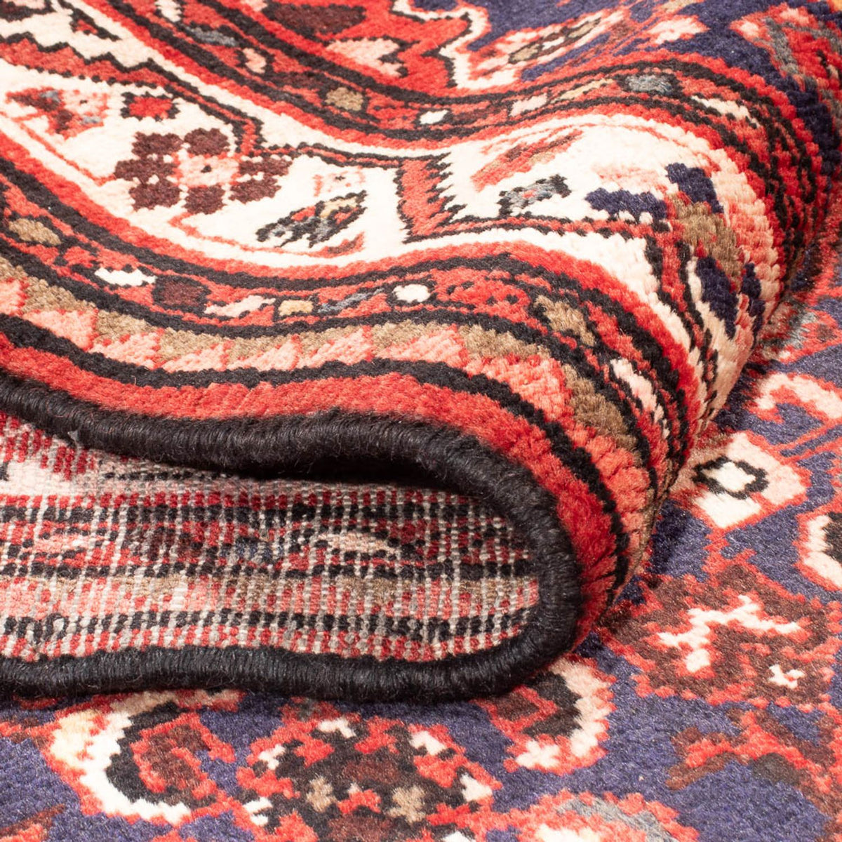 Tapis de couloir Tapis persan - Nomadic - 315 x 105 cm - bleu foncé