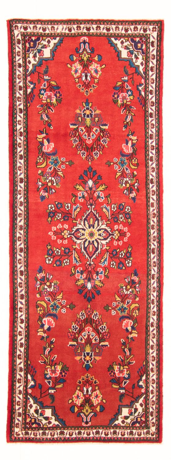 Tapis de couloir Tapis persan - Nomadic - 293 x 110 cm - rouge