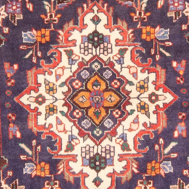 Tapis de couloir Tapis persan - Nomadic - 315 x 108 cm - bleu foncé