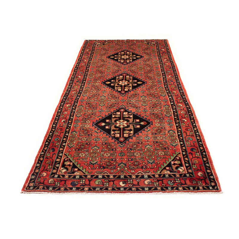 Tapis de couloir Tapis persan - Nomadic - 327 x 117 cm - rouge