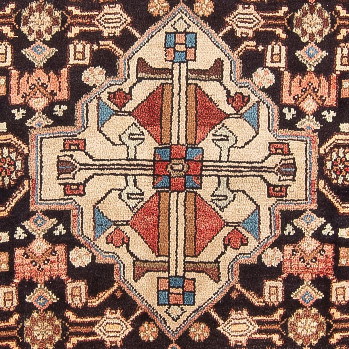 Tapis de couloir Tapis persan - Nomadic - 300 x 110 cm - bleu foncé