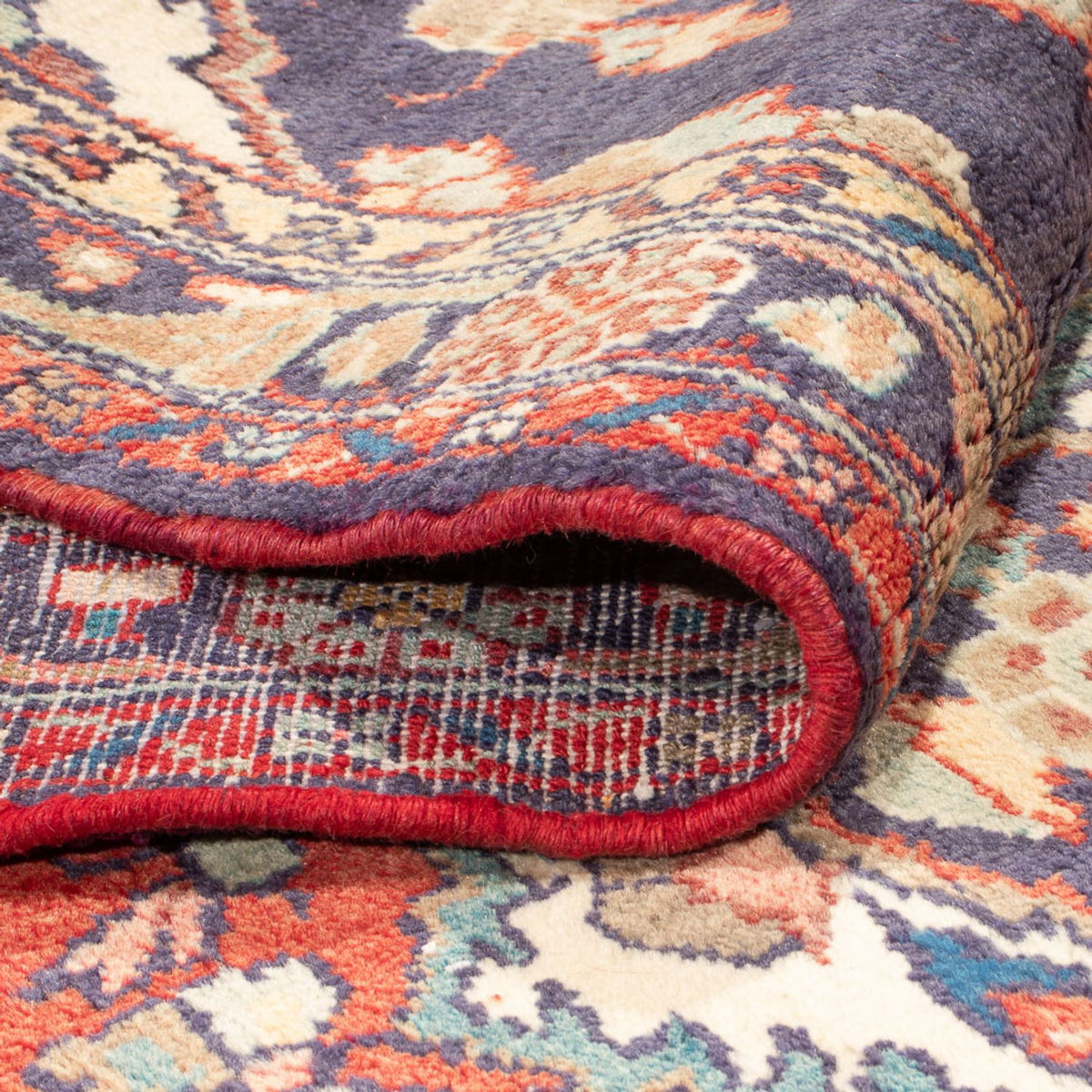 Tapis de couloir Tapis persan - Nomadic - 313 x 108 cm - rouge