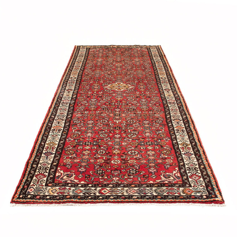 Tapis de couloir Tapis persan - Nomadic - 328 x 121 cm - rouge