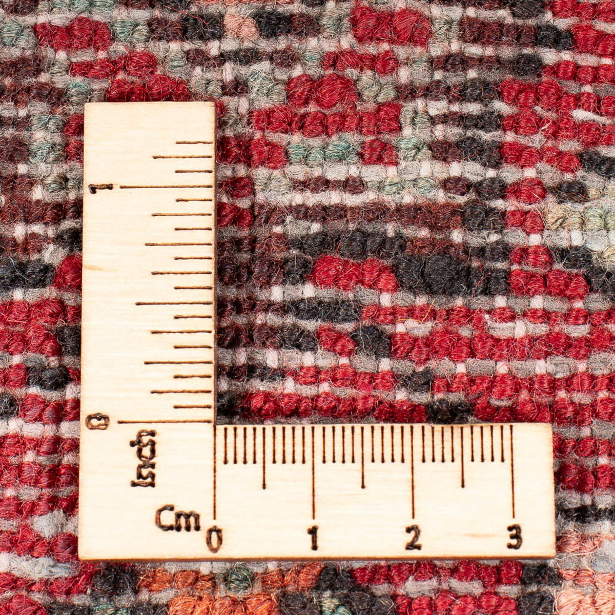 Tapis de couloir Tapis persan - Nomadic - 328 x 121 cm - rouge