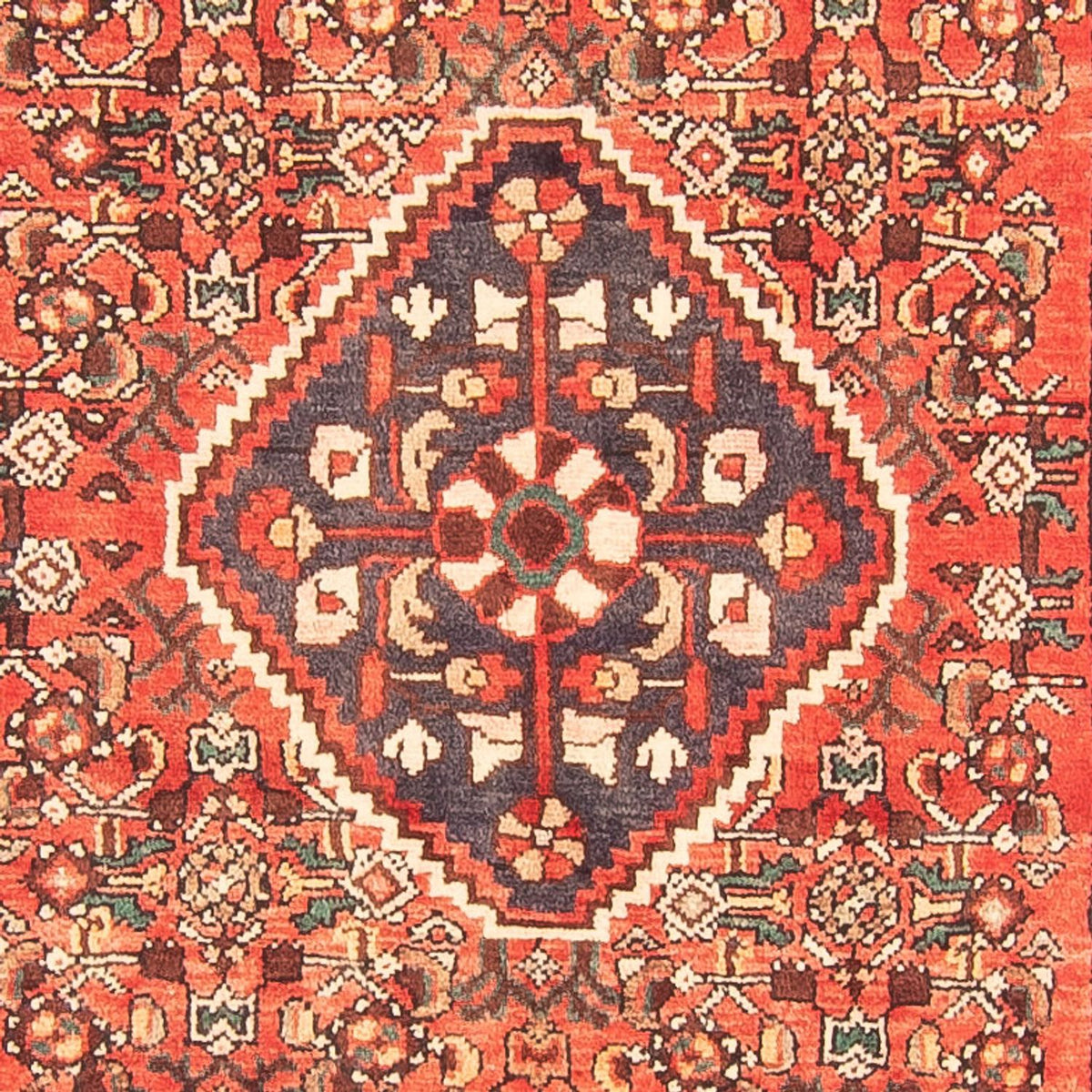 Tapis de couloir Tapis persan - Nomadic - 306 x 114 cm - rouge