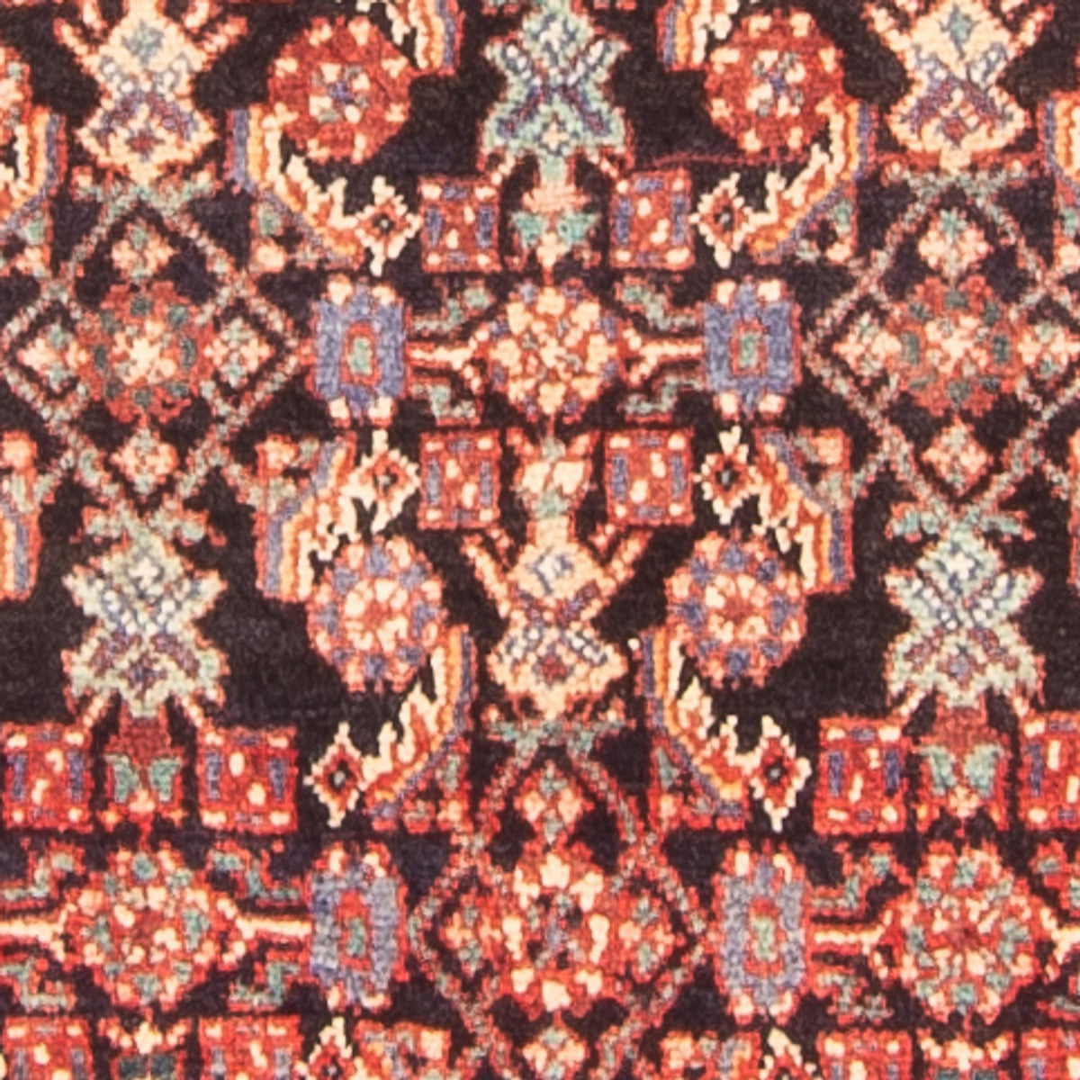 Tapis de couloir Tapis persan - Nomadic - 300 x 110 cm - bleu foncé