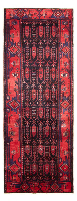 Tapis de couloir Tapis persan - Nomadic - 305 x 117 cm - bleu foncé