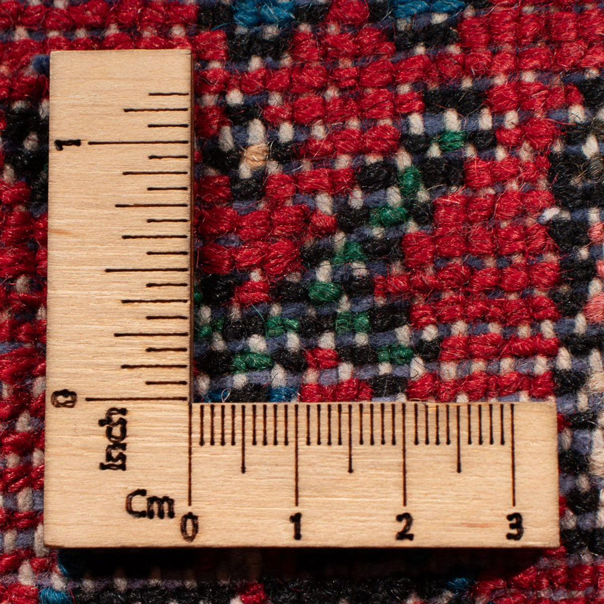 Tapis de couloir Tapis persan - Nomadic - 293 x 111 cm - rouge