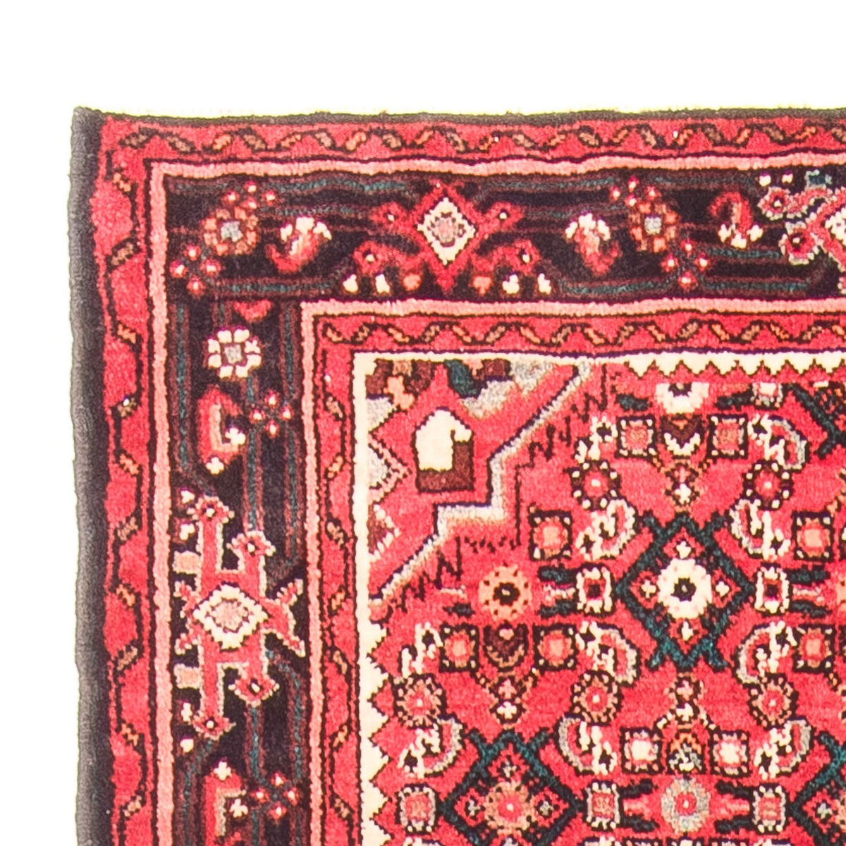 Tapis de couloir Tapis persan - Nomadic - 297 x 115 cm - rouge