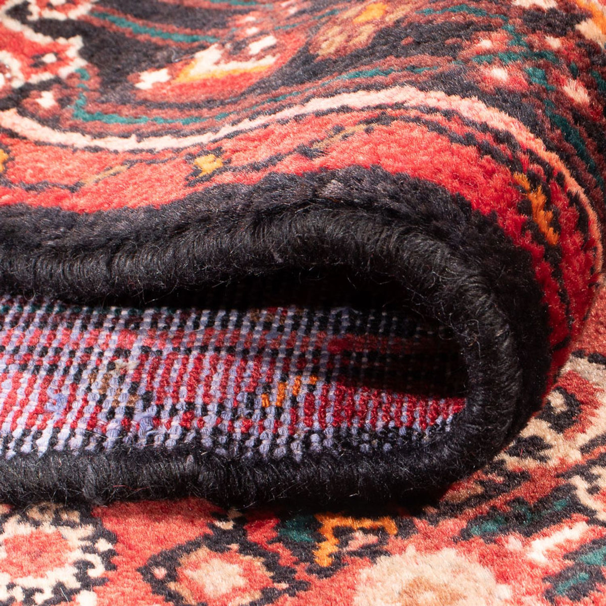 Tapis de couloir Tapis persan - Nomadic - 297 x 115 cm - rouge