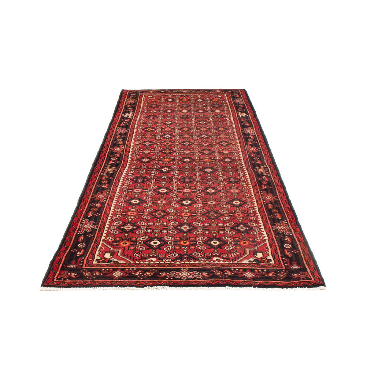 Tapis de couloir Tapis persan - Nomadic - 297 x 115 cm - rouge