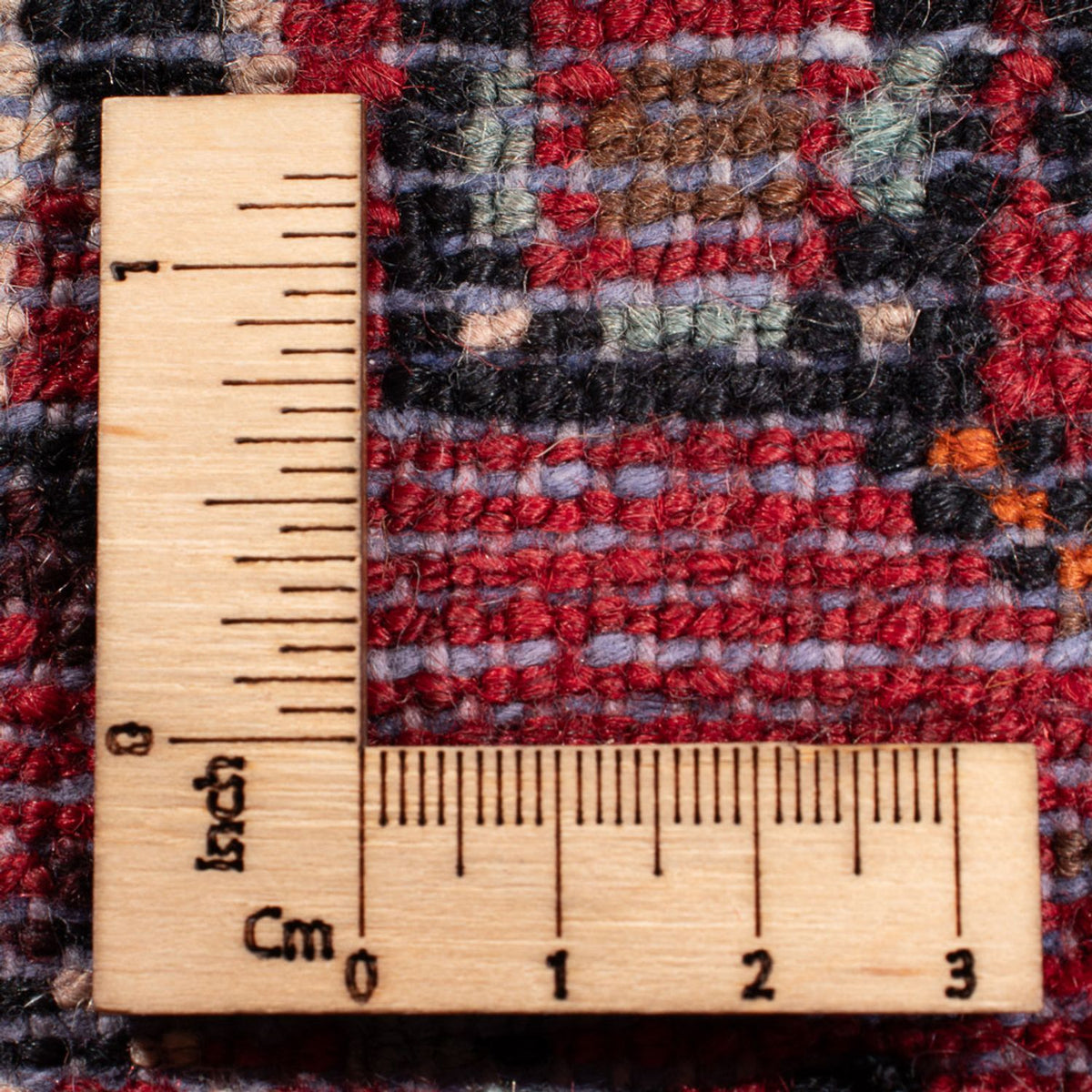 Tapis de couloir Tapis persan - Nomadic - 297 x 115 cm - rouge