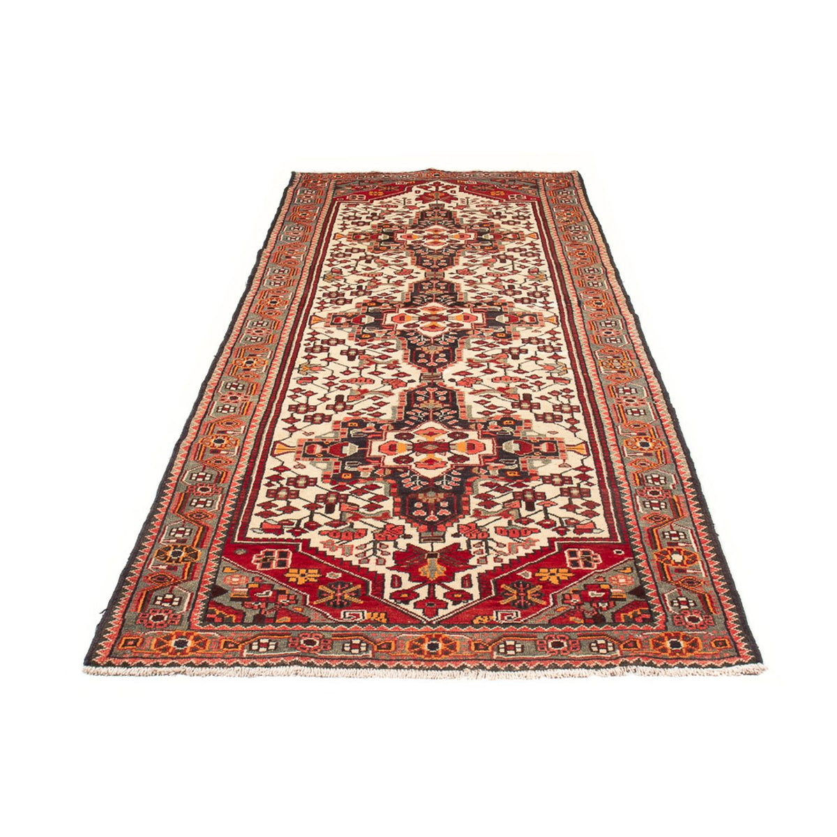 Tapis de couloir Tapis persan - Nomadic - 288 x 112 cm - crème