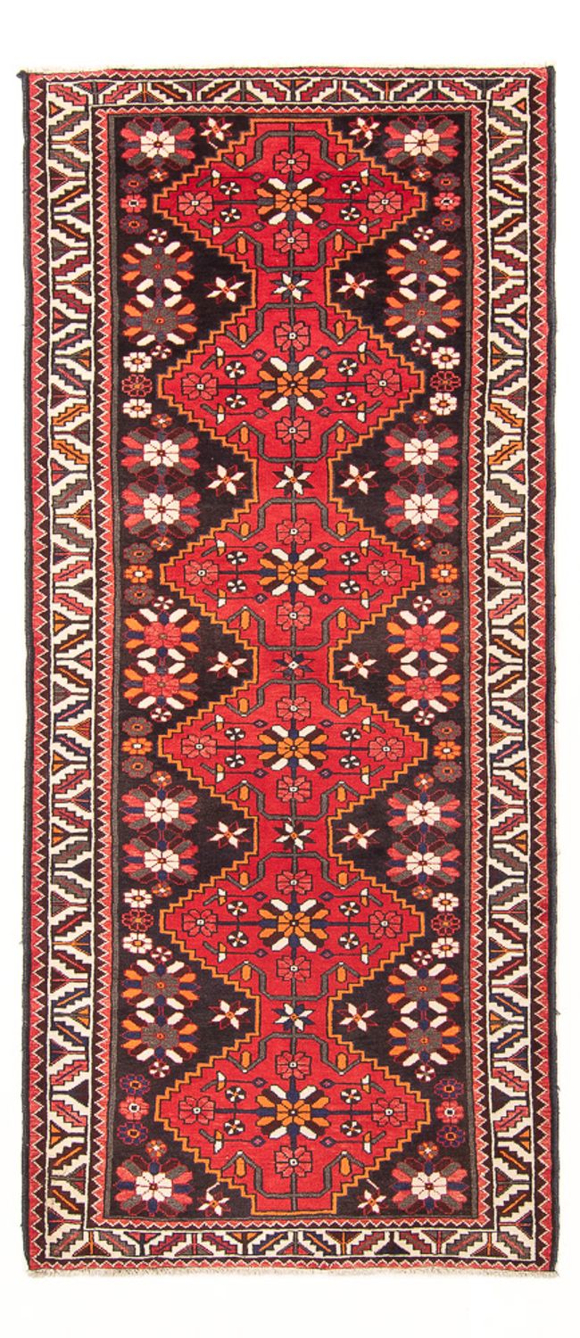 Tapis de couloir Tapis persan - Nomadic - 285 x 118 cm - rouge