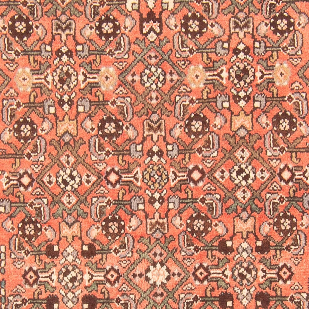 Tapis de couloir Tapis persan - Nomadic - 287 x 112 cm - rouge