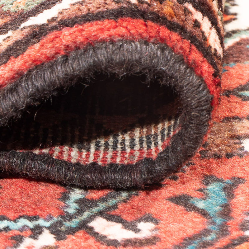 Tapis de couloir Tapis persan - Nomadic - 296 x 119 cm - rouge