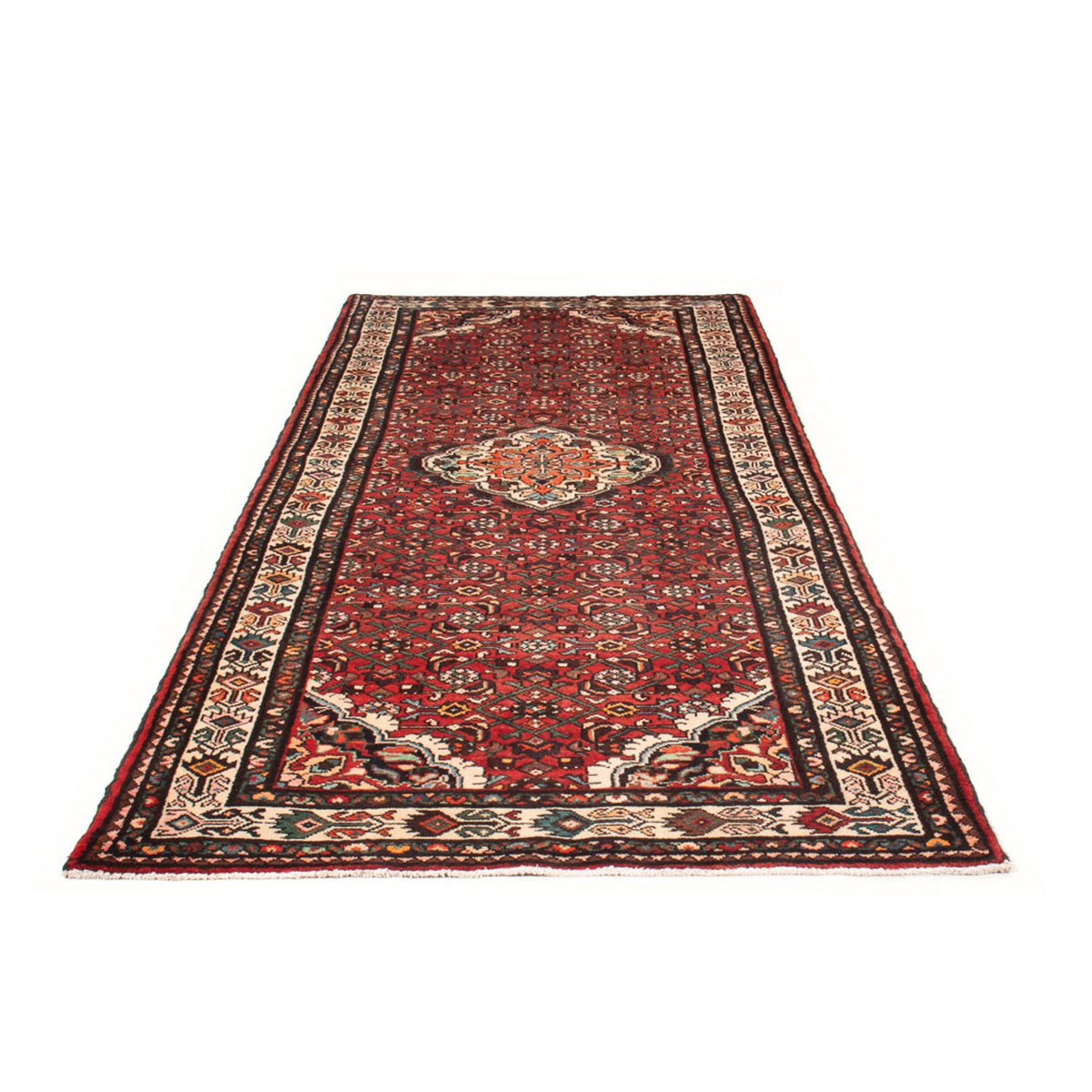 Tapis de couloir Tapis persan - Nomadic - 296 x 119 cm - rouge