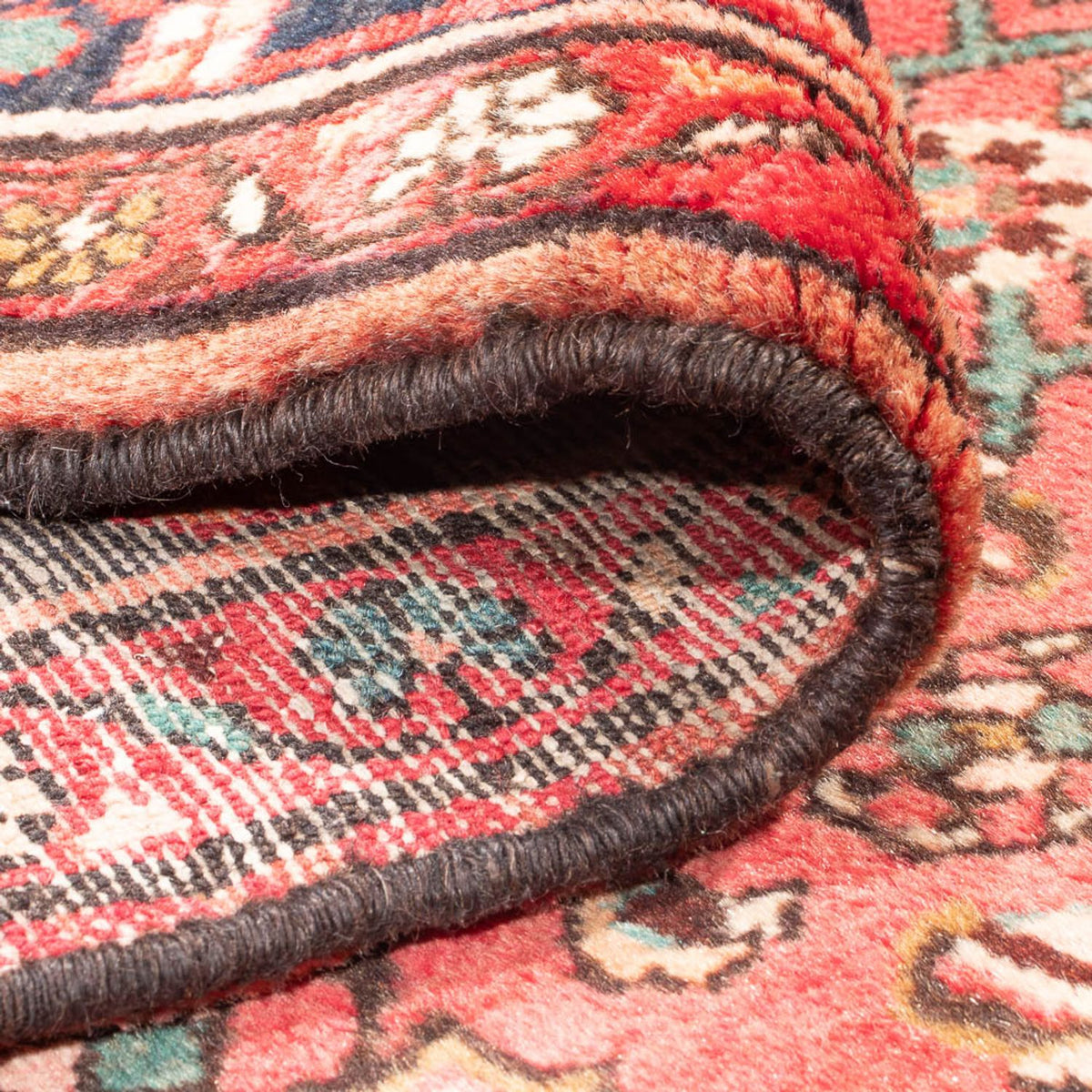 Tapis de couloir Tapis persan - Nomadic - 306 x 115 cm - rouge