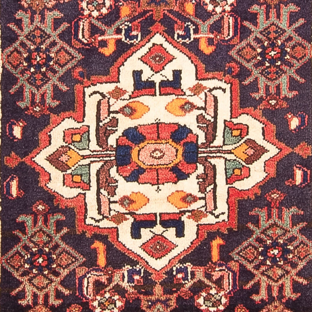 Tapis de couloir Tapis persan - Nomadic - 313 x 108 cm - bleu foncé