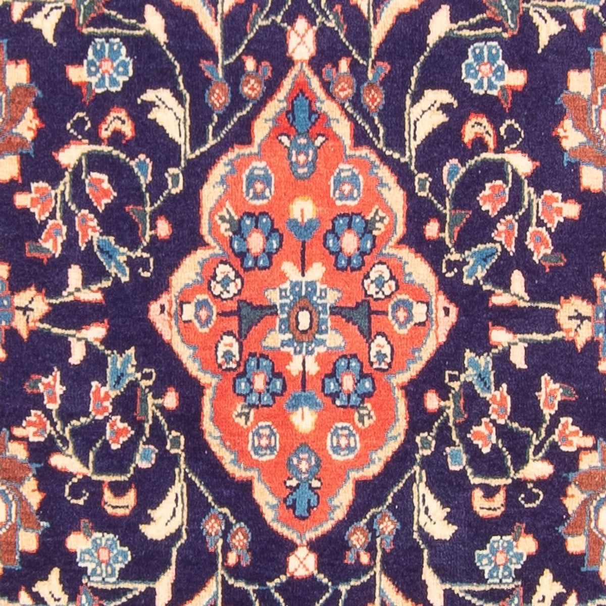 Tapis de couloir Tapis persan - Classique - 323 x 108 cm - bleu foncé