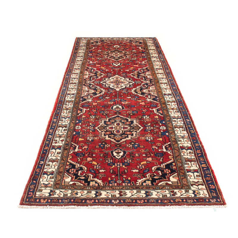 Tapis de couloir Tapis persan - Nomadic - 356 x 113 cm - rouge