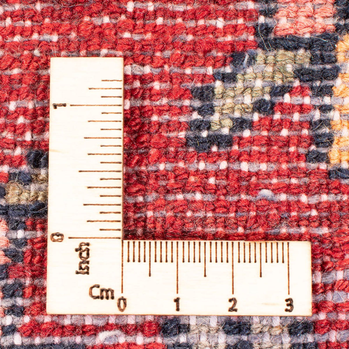 Tapis de couloir Tapis persan - Nomadic - 356 x 113 cm - rouge