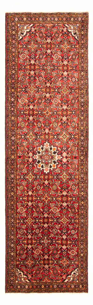 Tapis de couloir Tapis persan - Nomadic - 327 x 112 cm - rouge