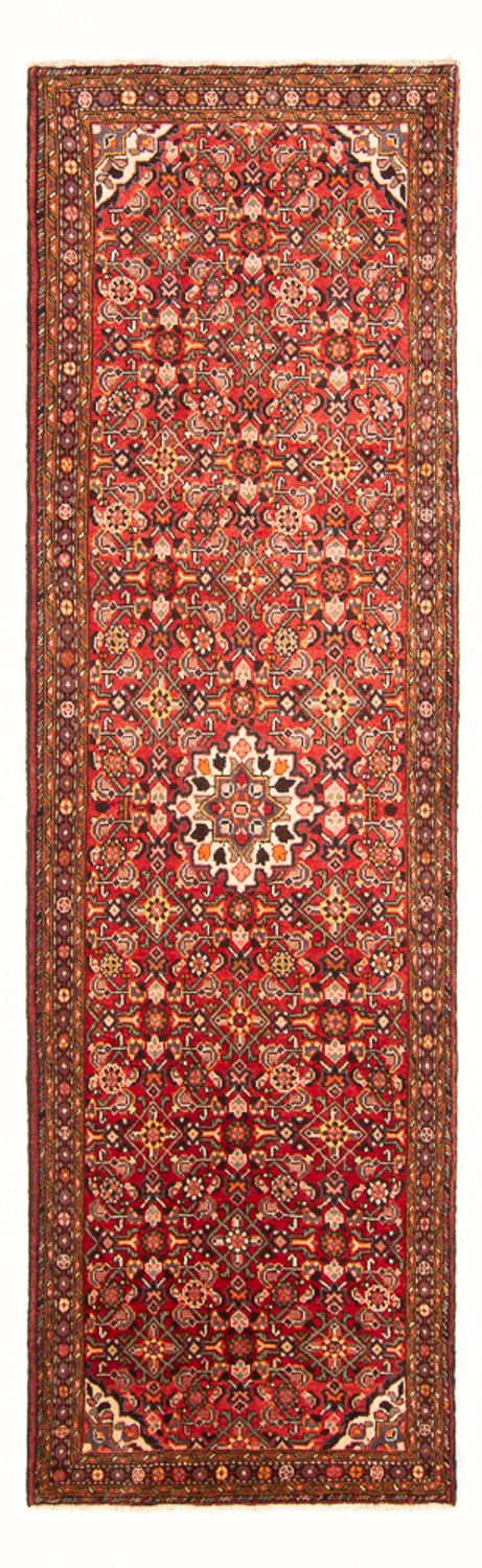 Tapis de couloir Tapis persan - Nomadic - 327 x 112 cm - rouge