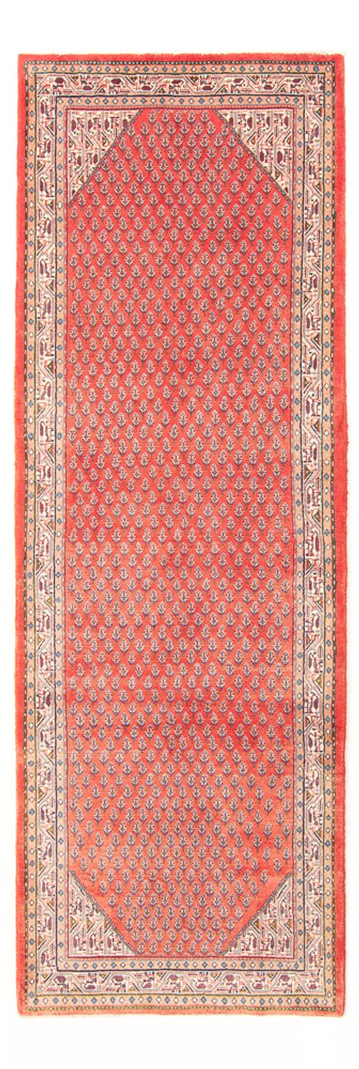 Tapis de couloir Tapis persan - Mir - 313 x 106 cm - rouge