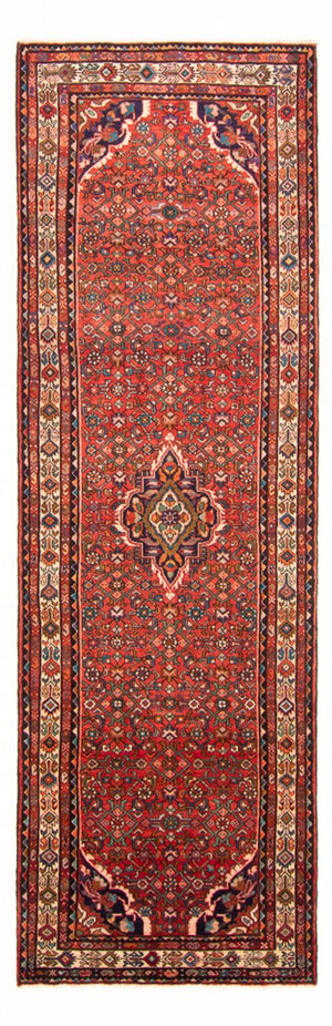 Tapis de couloir Tapis persan - Nomadic - 332 x 118 cm - rouge