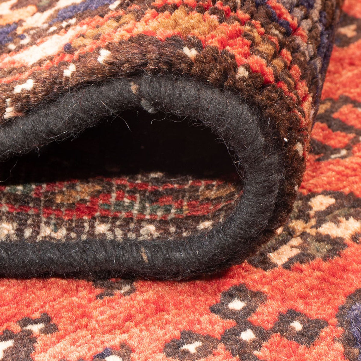 Tapis de couloir Tapis persan - Bidjar - 314 x 110 cm - rouge