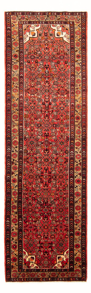 Tapis de couloir Tapis persan - Nomadic - 328 x 116 cm - rouge