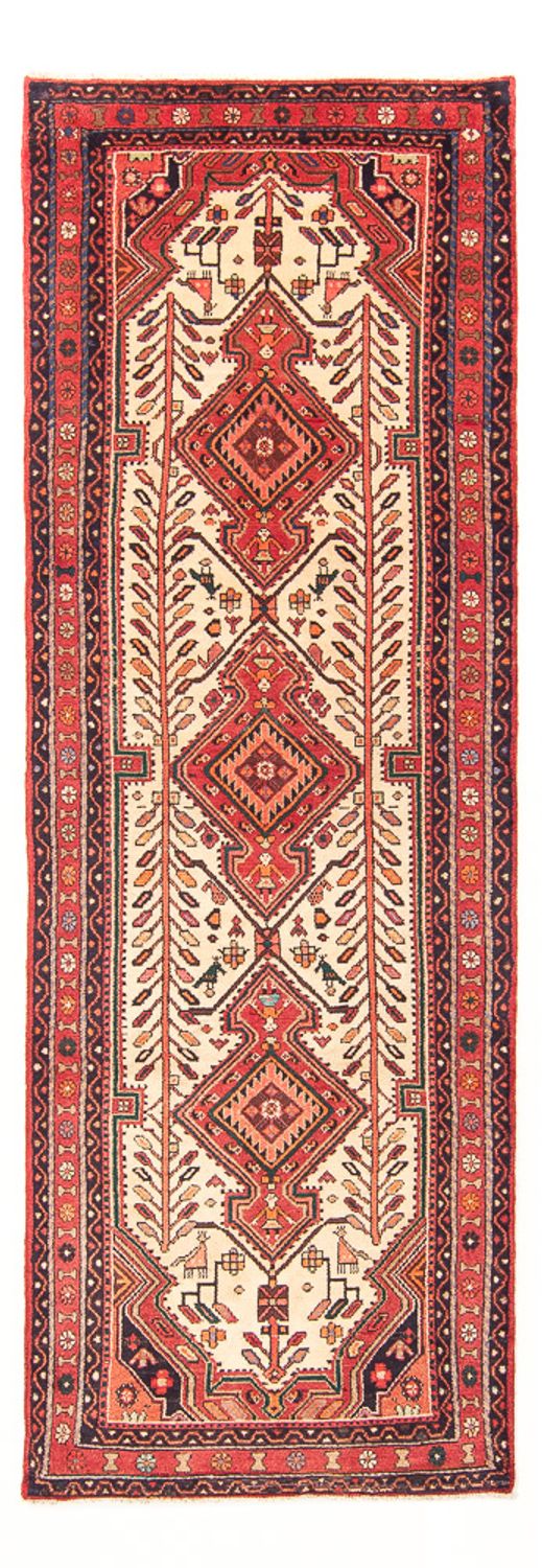 Tapis de couloir Tapis persan - Nomadic - 297 x 100 cm - crème