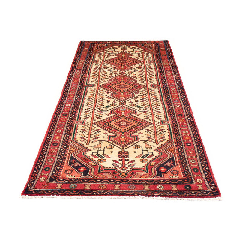 Tapis de couloir Tapis persan - Nomadic - 297 x 100 cm - crème