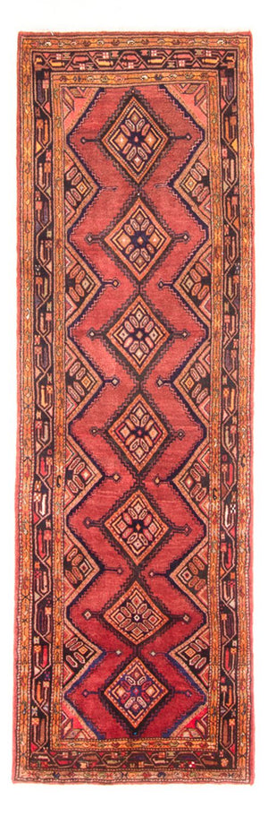 Tapis de couloir Tapis persan - Nomadic - 280 x 98 cm - rouge