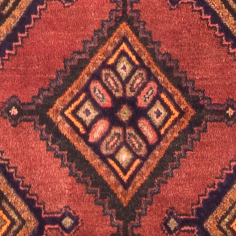 Tapis de couloir Tapis persan - Nomadic - 280 x 98 cm - rouge