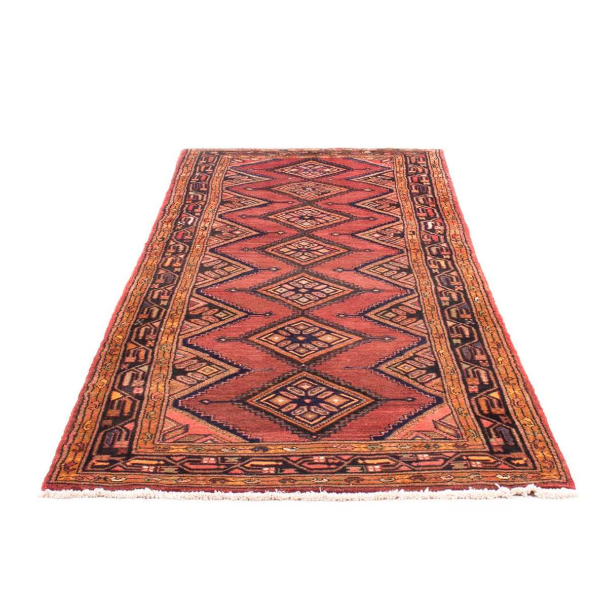 Tapis de couloir Tapis persan - Nomadic - 280 x 98 cm - rouge