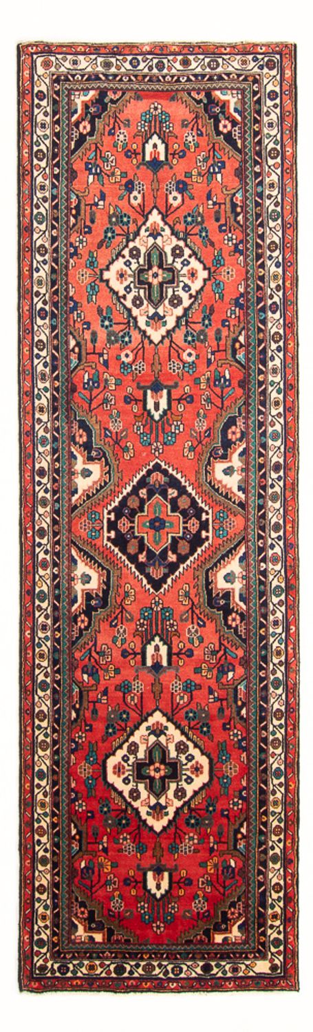 Tapis de couloir Tapis persan - Nomadic - 336 x 111 cm - rouge